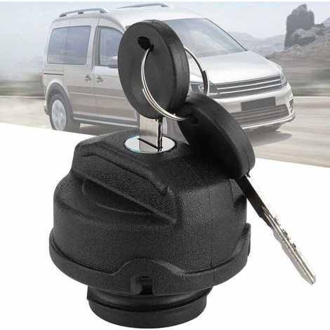 Tankdeckel Für Vw Käfer, Polo Und Caddy, Tankdeckel Mit 2 Schlüsseln, Abschließbarer Tankdeckel