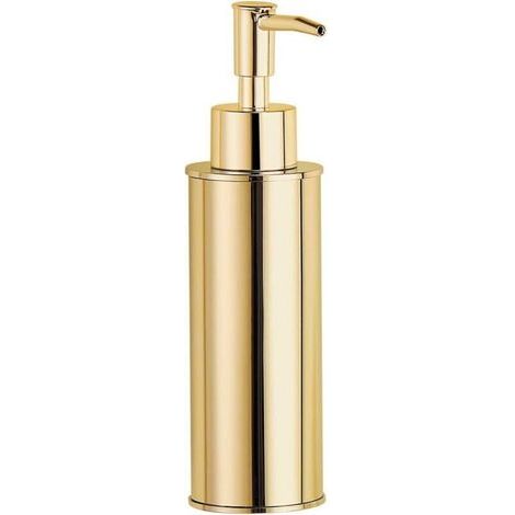 Aiperq 300ml Runder, Goldfarbener, Freistehender Seifenspender, Shampoo-spender Für Bad, Küche, Wc