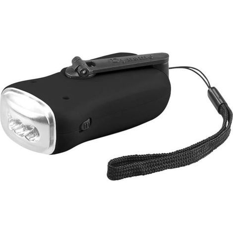 Taschenlampe – Pearl – Ltl-15.ds – Wiederaufladbar – Dynamo – Solarpanel