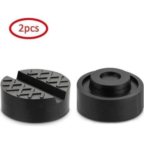 Set Mit 2 Gummiblöcken, Hydraulikheber-unterlegscheiben, Robuste Hebebühnen, Schützt Den Unterboden A084