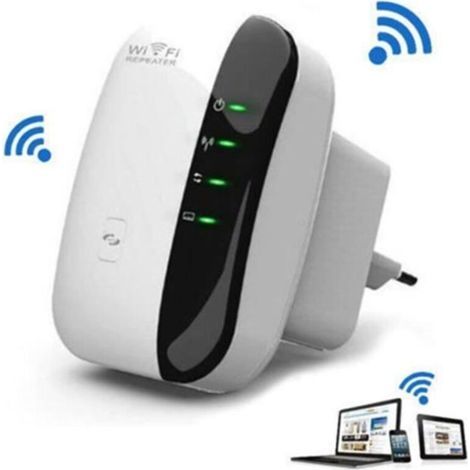300m Wireless-n Wlan-repeater-router-signalverstärker-extender Mit Eu-stecker
