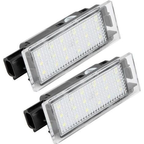 Boyou 2er-pack Led-kennzeichenleuchten Für Renault / Twingo / Clio / Megane / Lagane