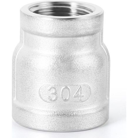 1 Stück Rohrverschraubung Aus Edelstahl 304, 3/8" X 1/2" Bsp-reduzierstück (innengewinde)
