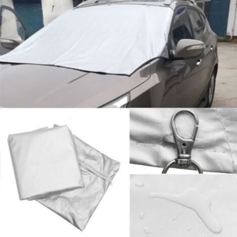 Auto-windschutzscheibenabdeckung – Magnetisch – Frost-, Schnee- Und Uv-schutz – Silber