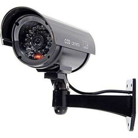 Vvikizy Sicherheitsüberwachungskamera-attrappe, Cctv-sicherheitsüberwachungskamera-simulation, Rote Ir-led-simulation