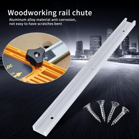 T-nut-schiene Aus Aluminiumlegierung – 400 Mm – Für Die Holzbearbeitung