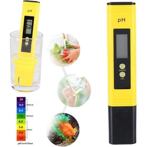Ph-tester - Digital - Tragbares Ph-meter - Lcd-bildschirm - Wasserdicht - Automatische Kalibrierung