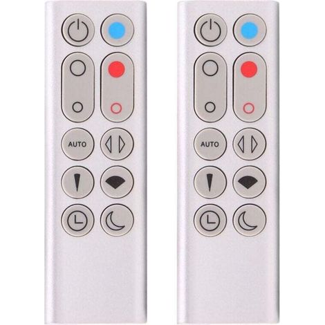 Ersatzfernbedienungen Hp02 Hp03 Für Pure Hot+cool Link Luftreiniger, Heizung Und Ventilator (silber)