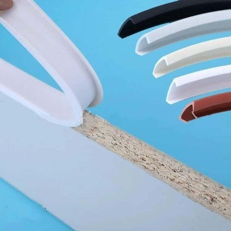 Flexibles U-förmiges Pte-klebeband Zum Schutz Von Möbelkanten - Für Schrankreparaturen Und Möbelrestaurierungen (16 Mm X 3 M, Weiß)