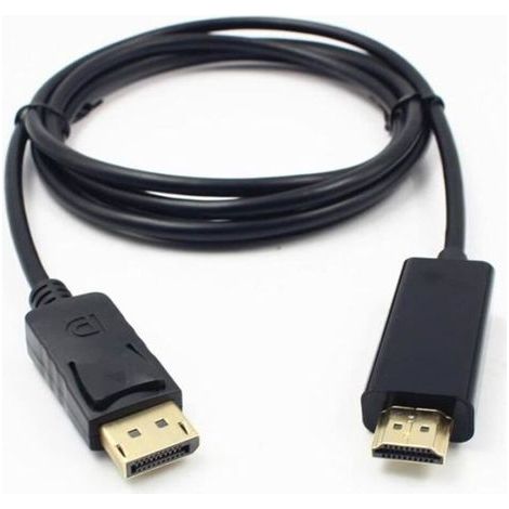 1,8 M Langes Hdmi-zu-displayport-videoadapterkabel Mit Dreifacher Abschirmung Und Hochwertigem 1080p-audio