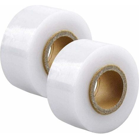2 Nastri Per Innesto, 100 Mx 3 Cm, Nastro Autoadesivo Per Innesto Da Vivaio, Nastro In Film Estensibile Biodegradabile Per Riparazione Piante, Innesto Di Alberi Da Frutto, Blumen Und Ortaggi, Trasp