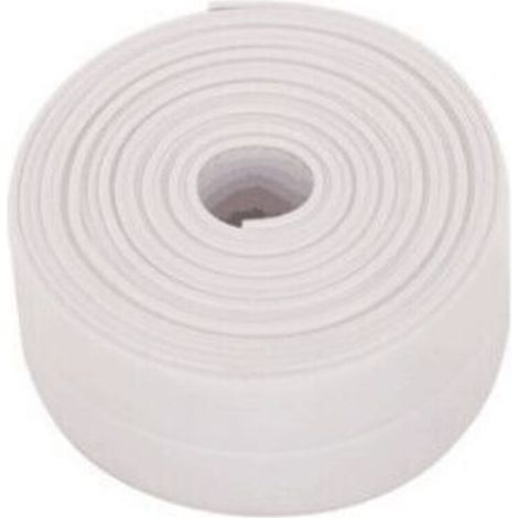 1 Rolle Wasserdichtes Dichtungsband – Badezimmerdichtung – Selbstklebendes Pvc-dichtungsband Für Küche, Wc Und Badewanne – Weiß