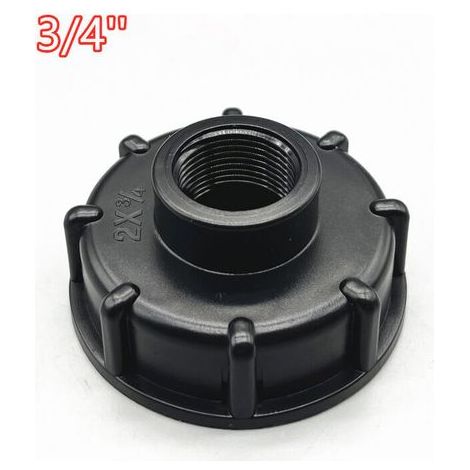 Adapter Ibc S60x6 Hahn Für 1000-liter-flaschen, 3/4 Von Pollice (versione Convessa Esterna A 6 Punti (3/4") Ispessito)
