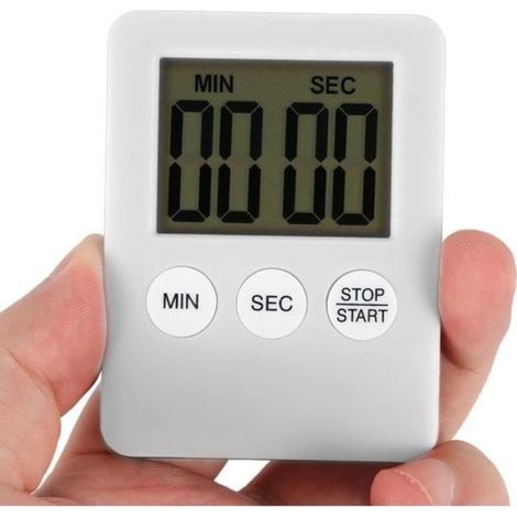 Digitaler Küchentimer Mit Stoppuhr, Alarm, Magnethalterung Und Marken-trainingsglocke