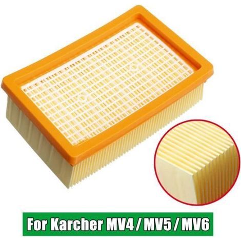 Flacher Staubsaugerfilter Als Ersatz Für Kärcher Mv4, Mv5 Und Mv6