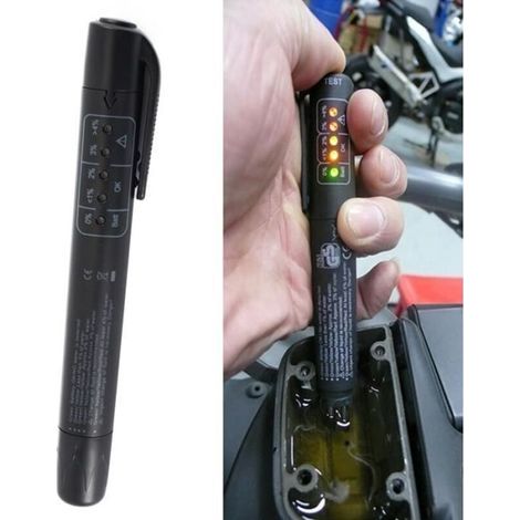 Bremsflüssigkeitstester-stift Für Autos, Led-anzeige Für Dot3, Dot4 Und Dot5, Feuchtigkeitsmessung, Prüfgerät