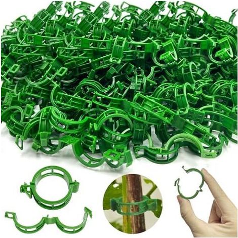 Csparcv 30x9mm 250 Stück Tomatenclips Für Pflanzen, Pflanzenstützclips Für Gartenpflanzen, Tomaten Und Kletterpflanzen