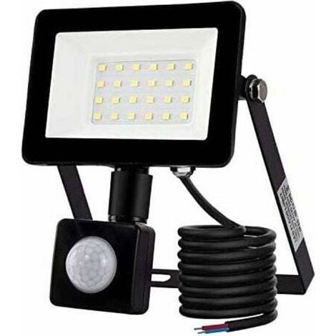 Enowelir 20w Led-außenstrahler Mit Bewegungsmelder, Ip66, 6500k, Sicherheitsbeleuchtung Für Garten Und Terrasse