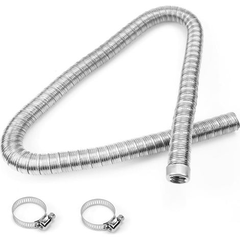 Csparcv Abgasrohr Für Standheizung 100 Cm X 24 Mm Abgasrohr Für Stromgenerator Abgasrohr Für Standheizung