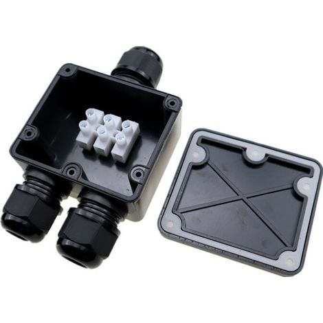 Memkey – Ip68 Wasserdichte Anschlussdose – 2er-pack – 3-wege-anschlussdose Für 5-9 Mm Kabel – Einfache Außenmontage