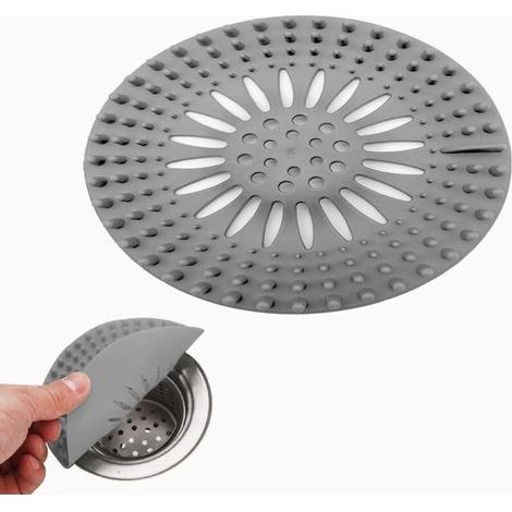 Aiperq Silikon-abflussschutz, Küchenspülenfilter Mit Saugnapf, Badewannen-abflussabdeckungsfilter, Küchen- Und Badezimmerspülenfilter