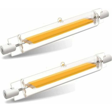 Enowelir R7s 10w Led-lampe, Entspricht 100w Halogen, Neutralweiß 4500k, 1000lm, 360° Dimmbar, 2er-pack