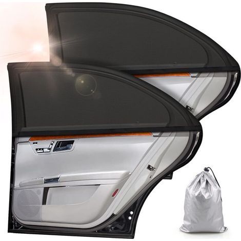 Aiperq Sonnenschutz Für Kinderautos, 2er-pack, Blockiert Uv-strahlen, Sonnenschutz Für Die Rücksitze Von Autos Für Kinder, Kompatibel Mit Den Meisten Autos