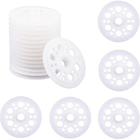 100 Kunststoffscheiben, 46 Mm, Polypropylen- Und Schaumstoffscheiben Zur Befestigung Und Unterstützung Von Schaumstoff-dämmplatten