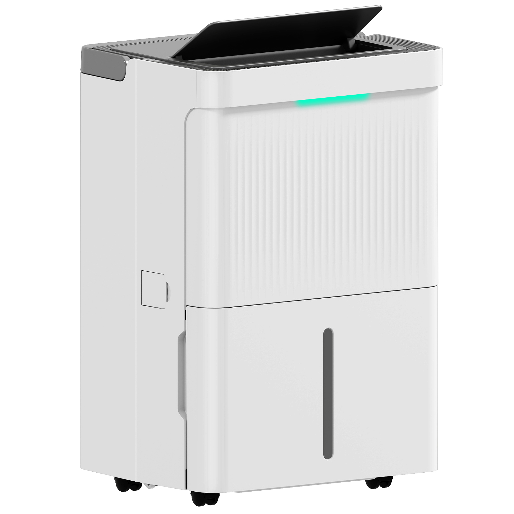 Luftentfeuchter 35 L/tag, 5,5 L Wassertank, Led-anzeige, 24-stunden-timer, Kindersicherung, Weiß, Geeignet Für Räume Bis Zu 40-100 M²