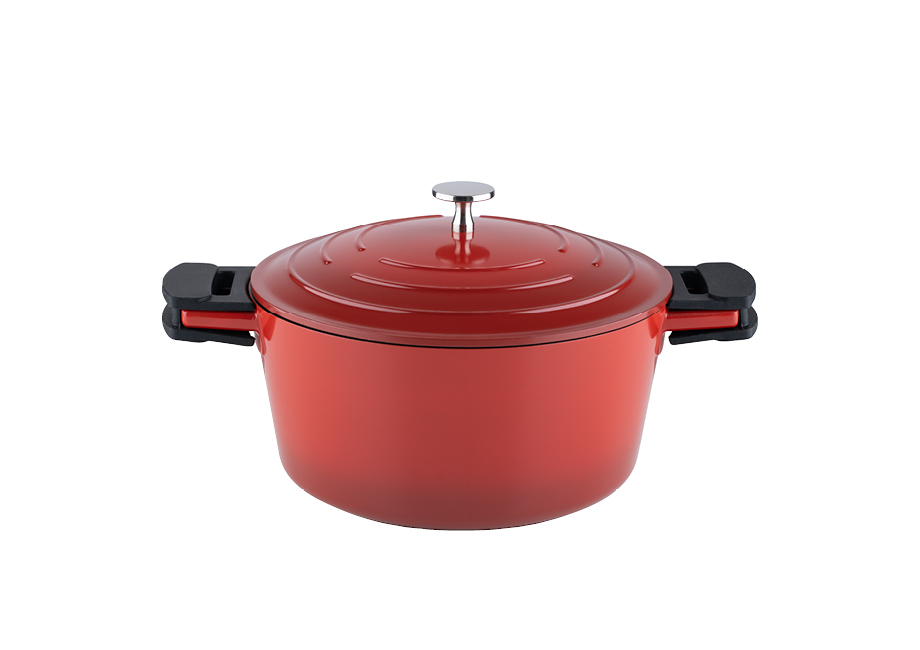 Unbekannt - Kelomat Schmortopf Keramika Red Mit Deckel Ø28 Cm 6,8 Liter Induktion
