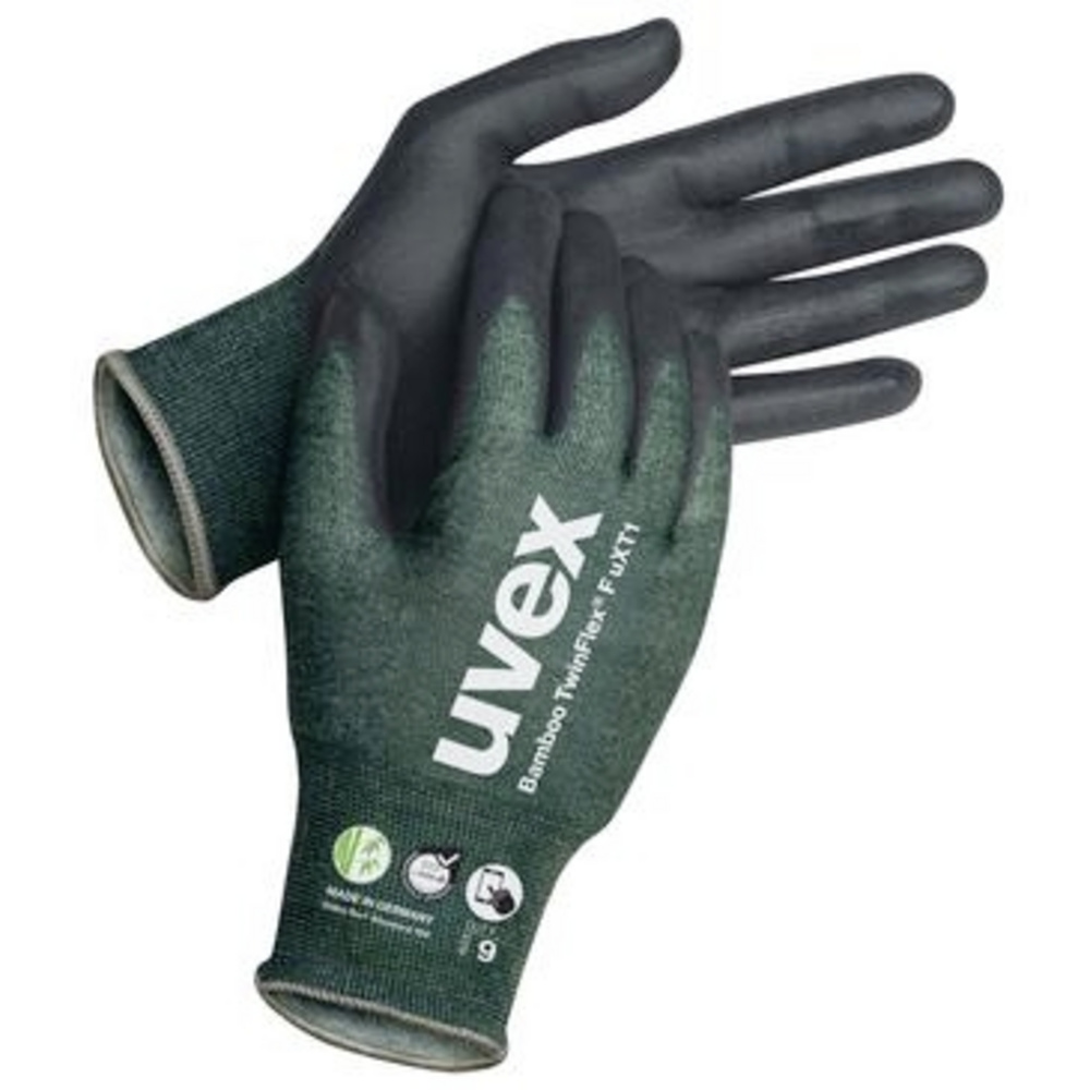Uvex 6009512 60095 Hppe, Elasthan, Polyamid Schnittschutzhandschuh 10 Paar