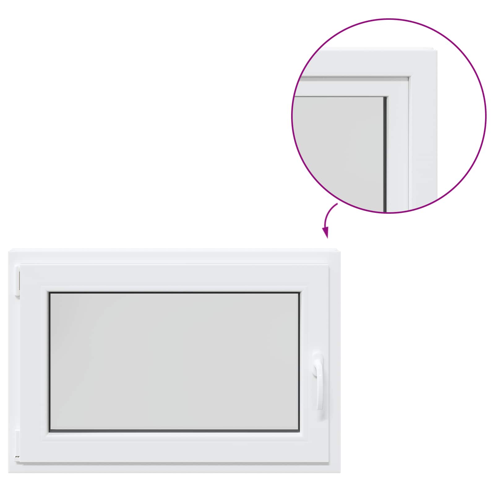 Kellerfenster Risor 95 X 50 Cm Pvc Und Glas Vidaxl