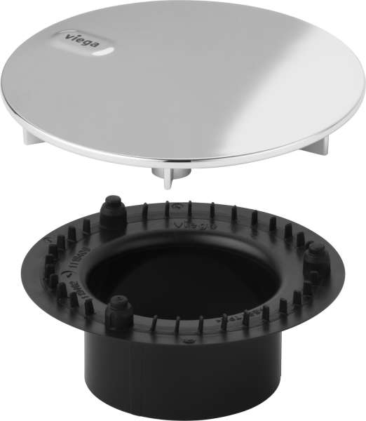 Viega Ausstattungsset Modell 6966.0 Abdeckhaube 115mm, 2k-siebeinsatz Kunststoff Verchromt 839154