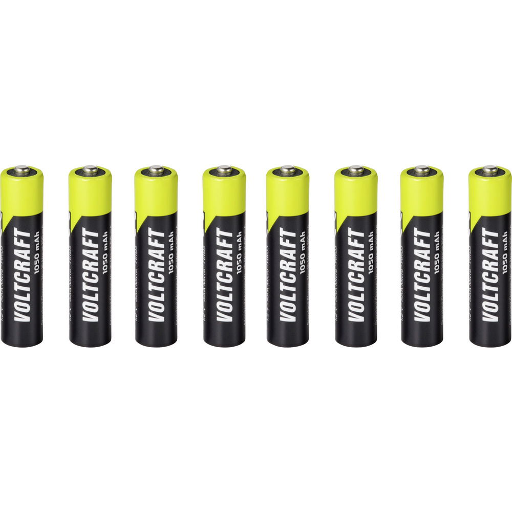 Voltcraft Micro (aaa)-akku Nimh 1050 Mah 1.2 V Ready To Use 8 St.