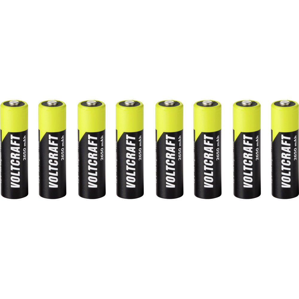 Voltcraft Mignon (aa)-akku Nimh 2650 Mah 1.2 V Ready To Use 8 St.