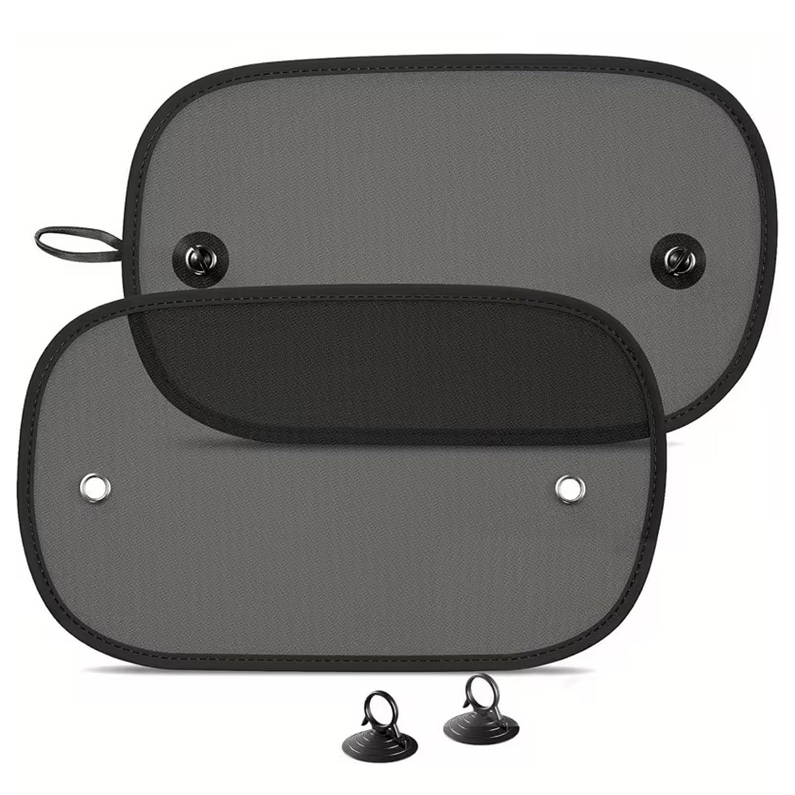 Sonnenschutz Für Kinderwagen, 2er-set, Mit Saugnäpfen, Uv-beständige Seitensonnenblenden, Faltbar.