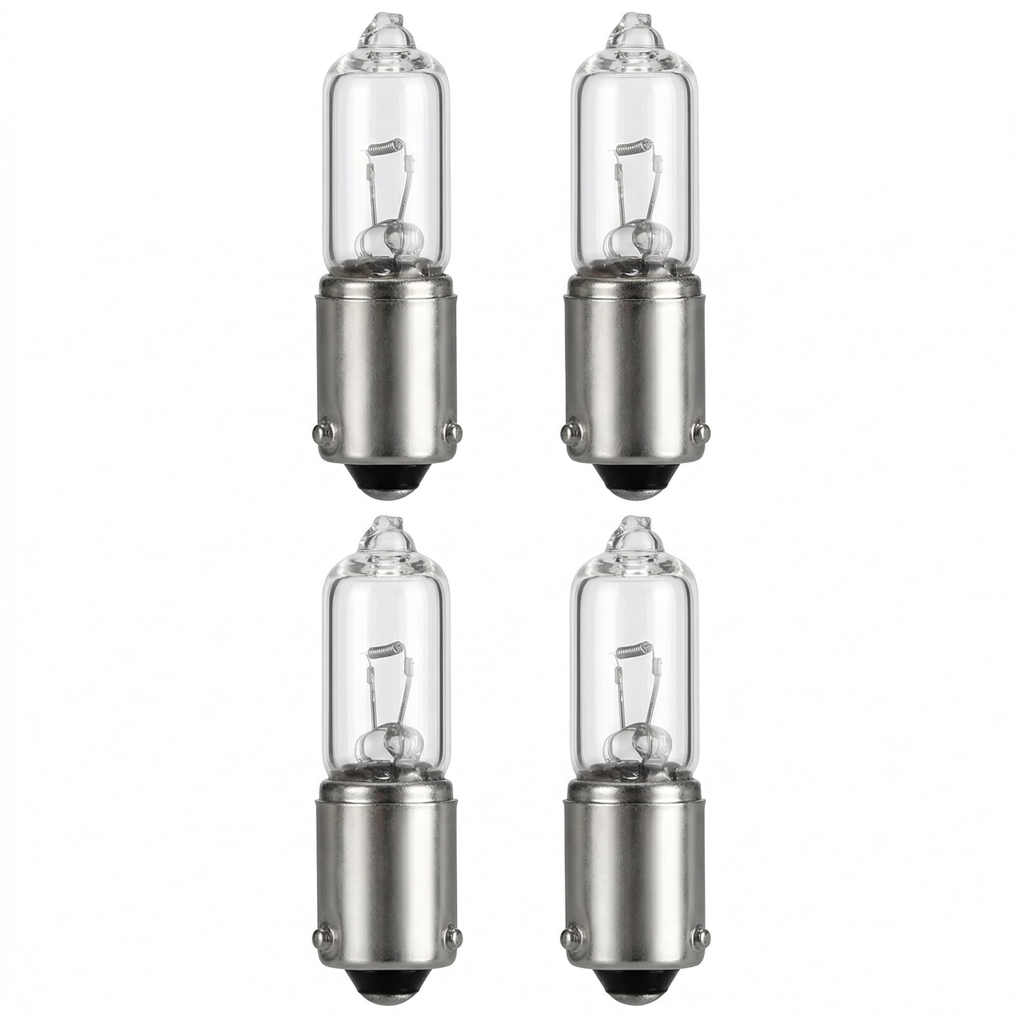 Vier H21w-glühbirnen, 12v 21w Klare Halogenlampen, 120-grad-polarisationsstifte