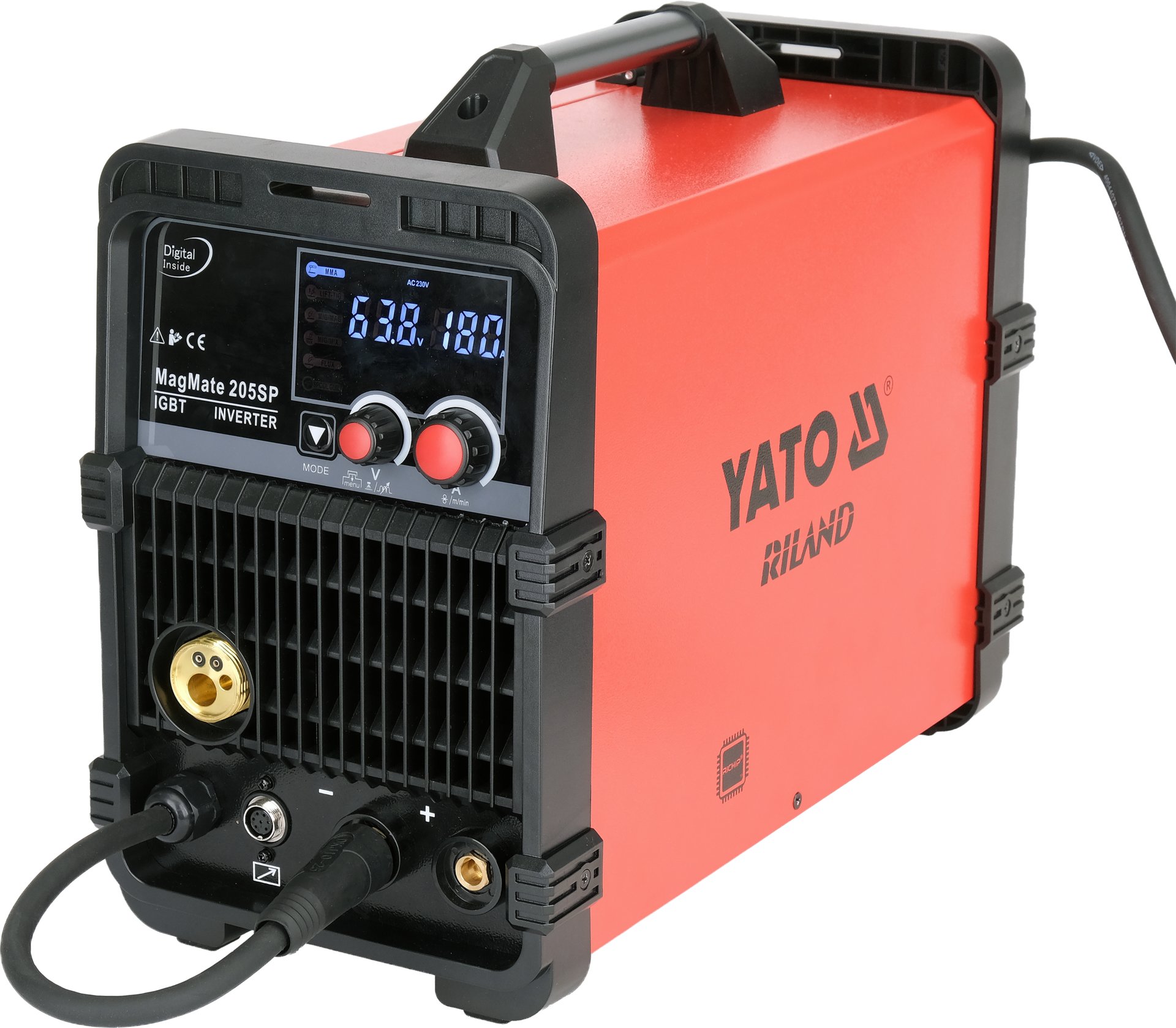 Mig/mag-flux Inverter-schweißgerät Magmate 205sp