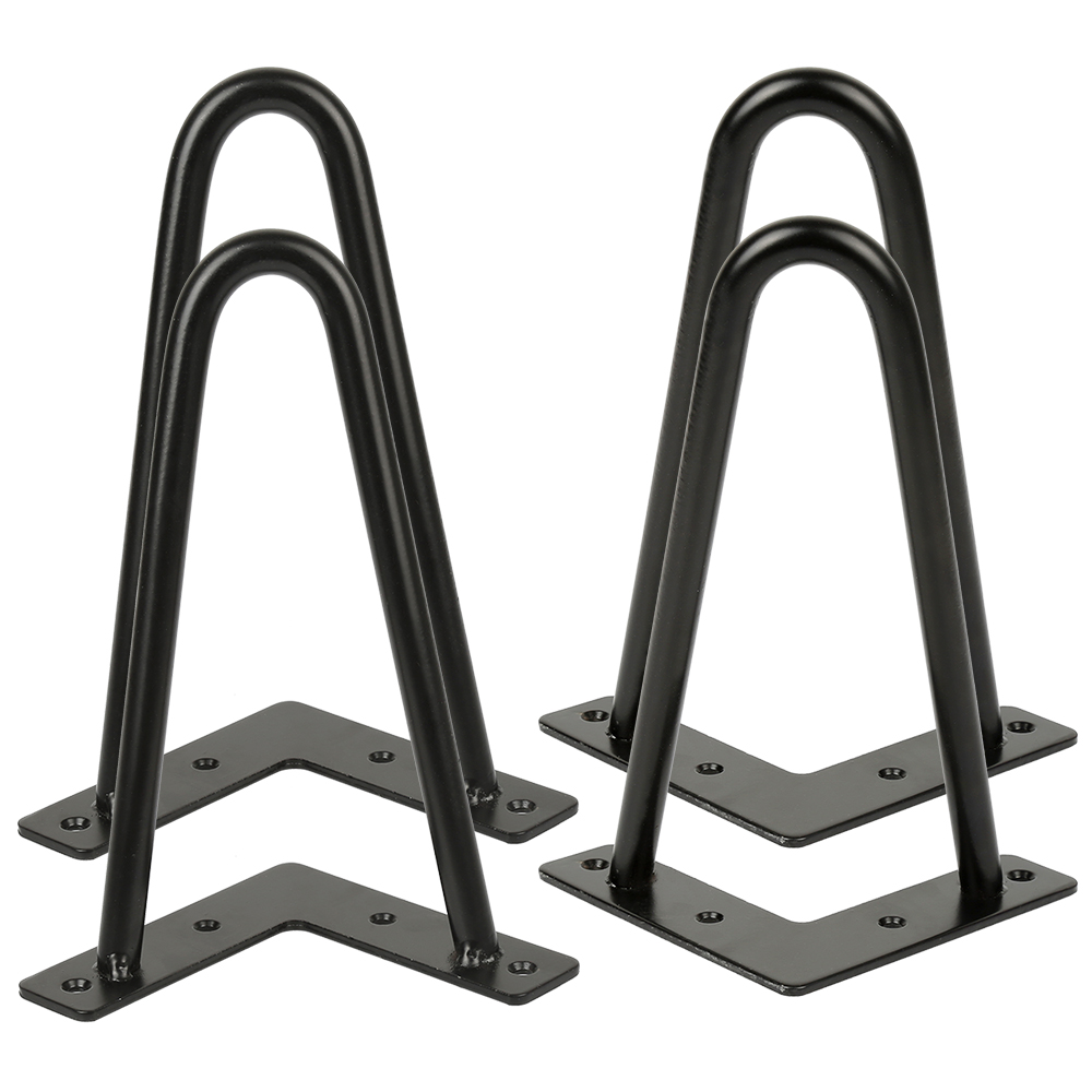 4x Hairpin Legs Tischbeine Möbelfüße Schreibtisch &esstischbeine Zubehör Diy Tisch -20cm