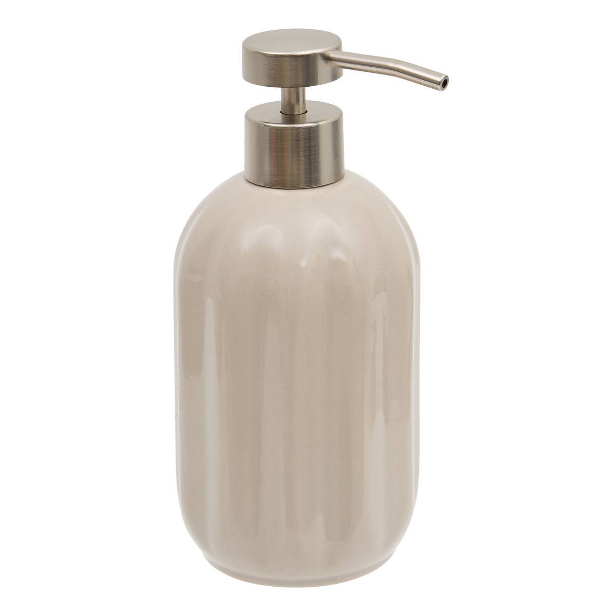 Colorama-seifenspender Aus Keramik, 450 Ml, Beige - 5five