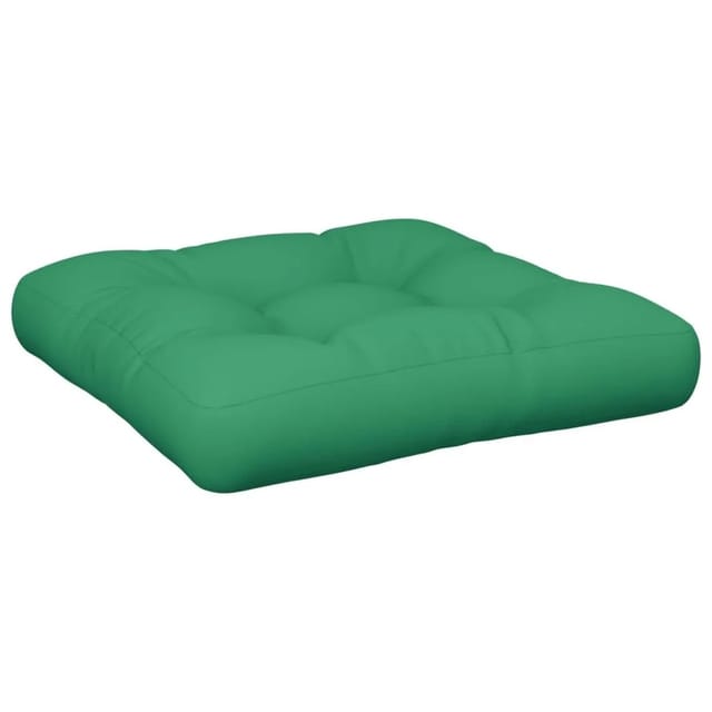 vidaXL Palettenkissen Grün 60x60x12 cm Stoff 360452