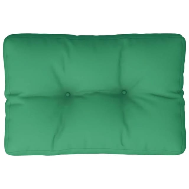 vidaXL Palettenkissen Grün 60x40x12 cm Stoff 360562