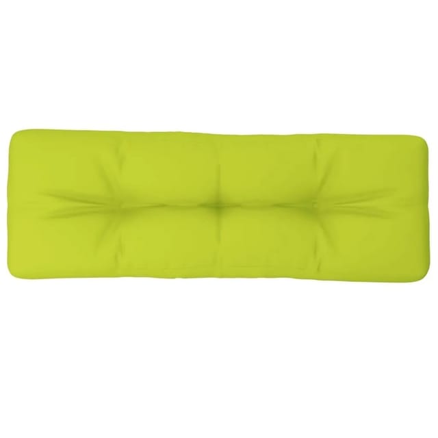 vidaXL Palettenkissen Knallgrün 120x40x12 cm Stoff 360634