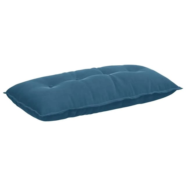 vidaXL Rückenkissen Blau 100 x 50 cm Cordstoff 42014760
