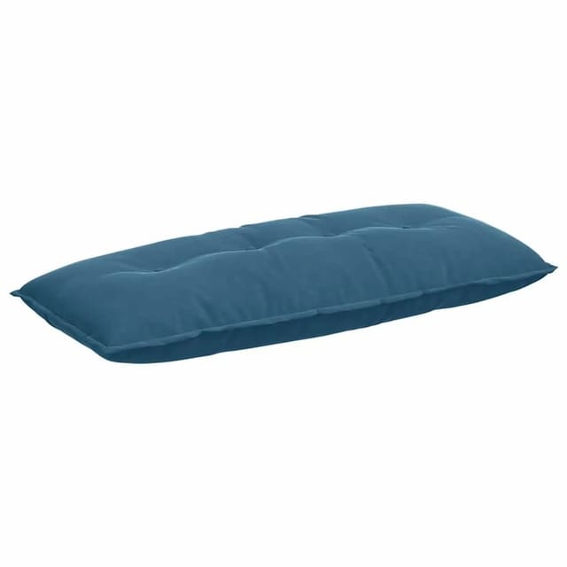 vidaXL Rückenkissen Blau 120 x 50 cm Cordstoff 42014803