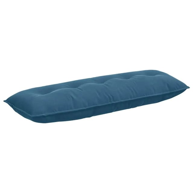vidaXL Rückenkissen Blau 140 x 50 cm Cordstoff 42014846