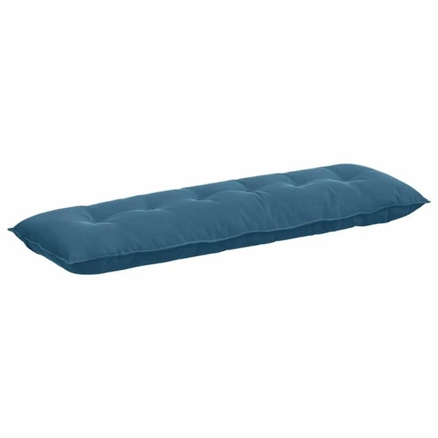 vidaXL Rückenkissen Blau 160 x 50 cm Cordstoff 42014889