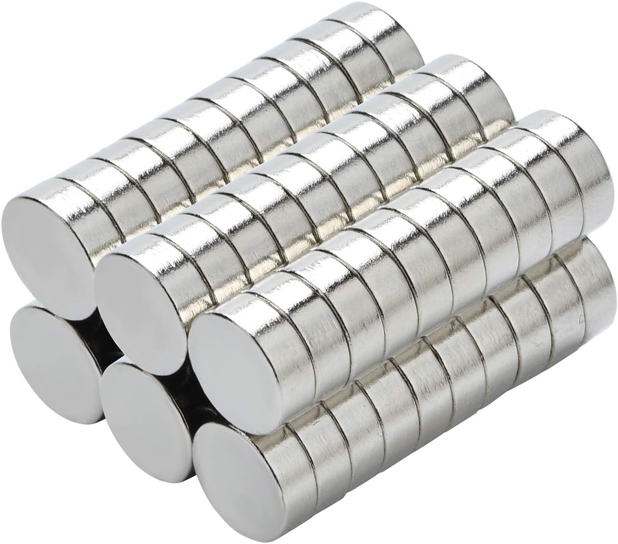 50 X Starke Neodym-magnetstücke, N42, 8 X 3 Mm Runde Scheiben, Supermagnete