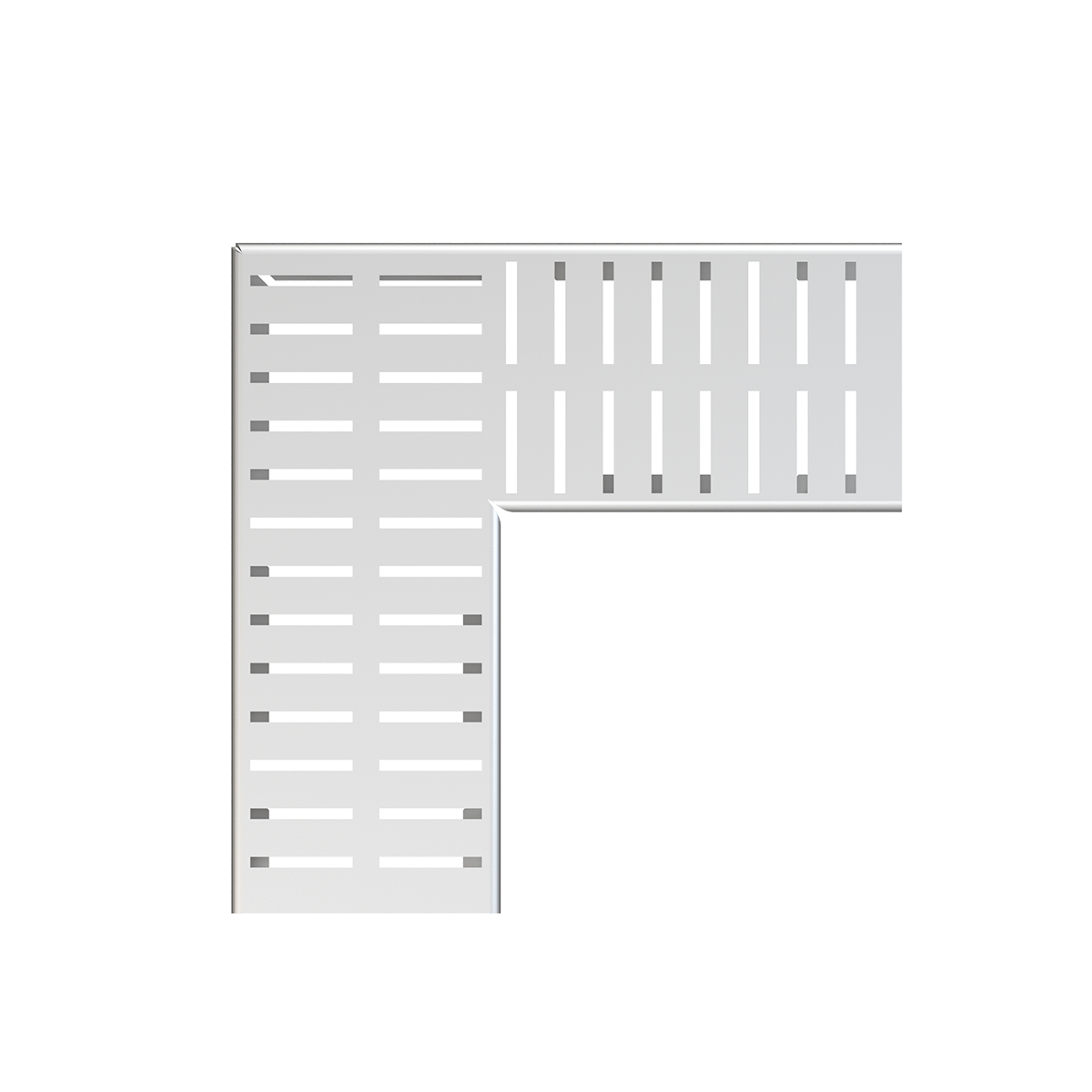 Alcadrain Grille Carrée Pour Caniveau D'Évacuation 100 Mm, Acier Inoxydable