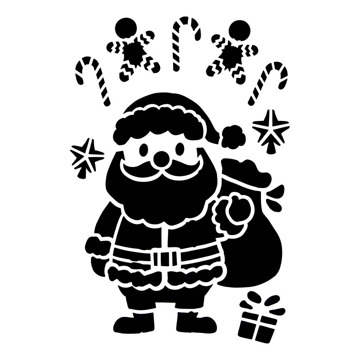 Schablone Weihnachten Pvc 23x34 -